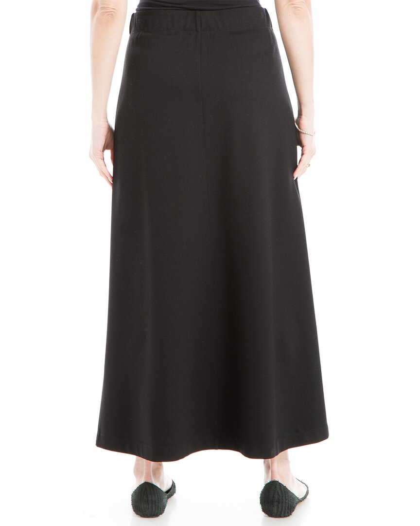 Max Studio Button Front Midi Skirt