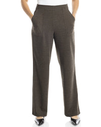 Max Studio Double Knit Easy Wide Leg Pant