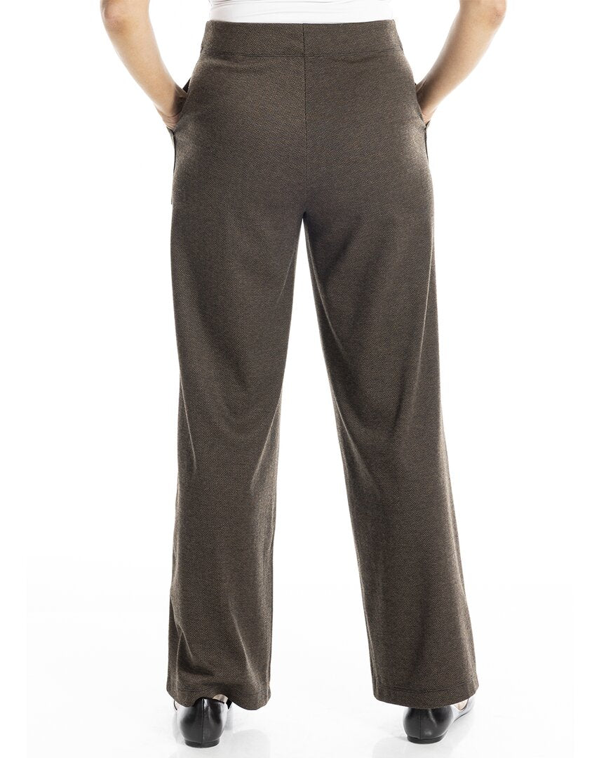 Max Studio Double Knit Easy Wide Leg Pant