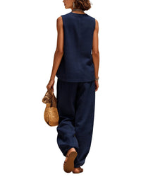Olivia Taylor 2Pc Top & Pant Set