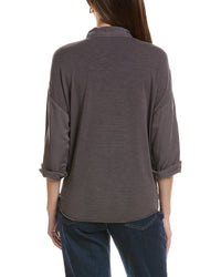 XCVI Xcvi Tyrell Tie Front Blouse