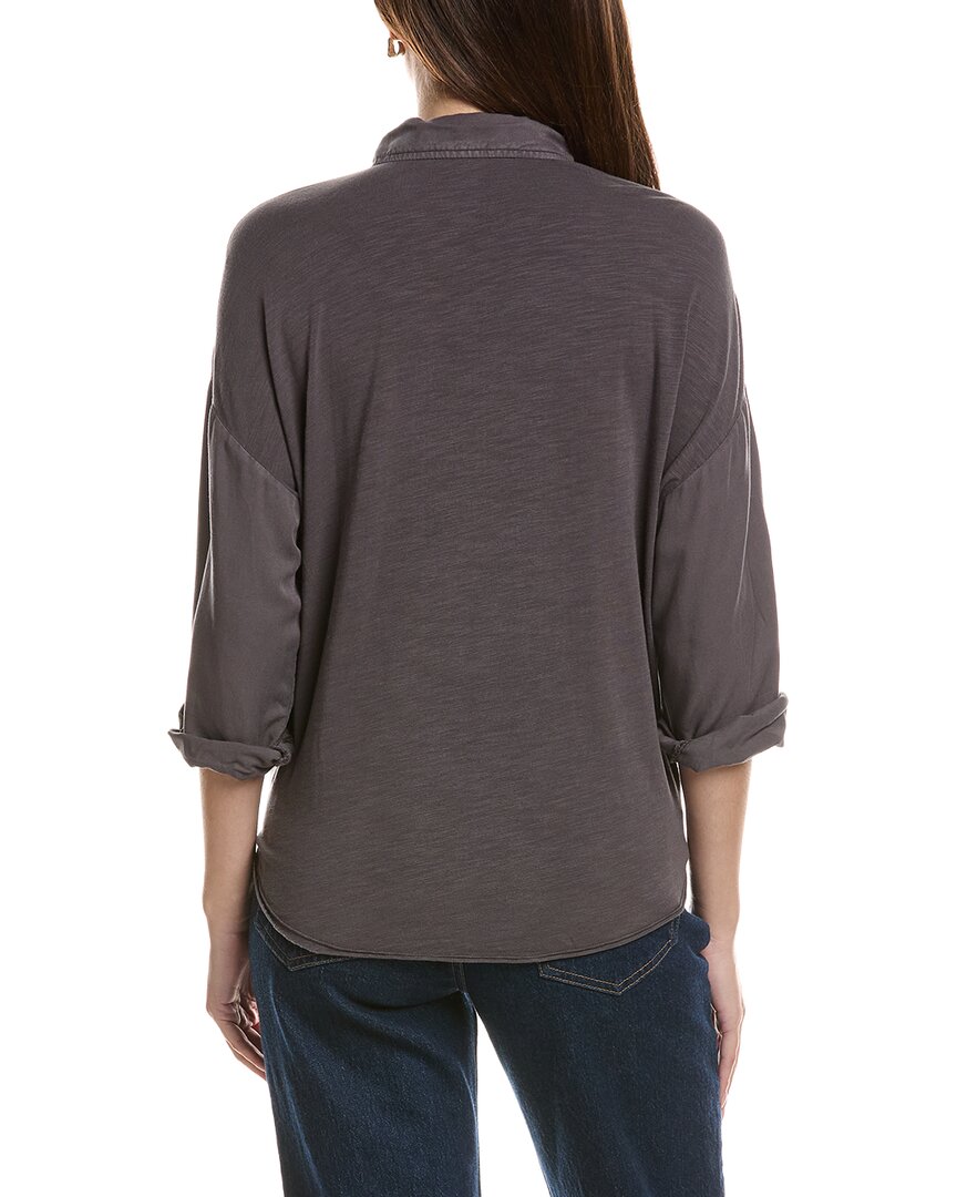 XCVI Xcvi Tyrell Tie Front Blouse