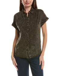 XCVI Xcvi Twill Rizzo Top