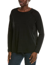 EILEEN FISHER Eileen Fisher Petite Wool Crewneck Sweater