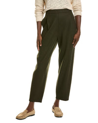EILEEN FISHER Eileen Fisher Ankle Pleated Wool Lantern Pant