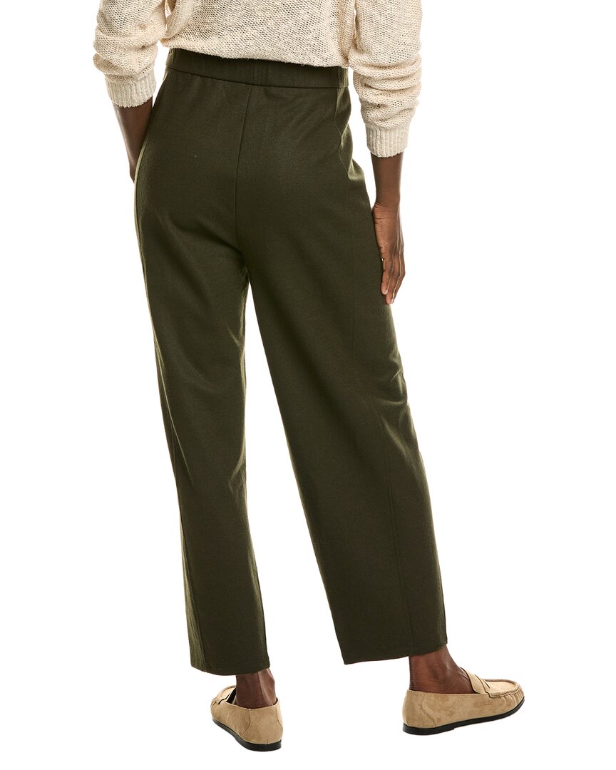 EILEEN FISHER Eileen Fisher Ankle Pleated Wool Lantern Pant