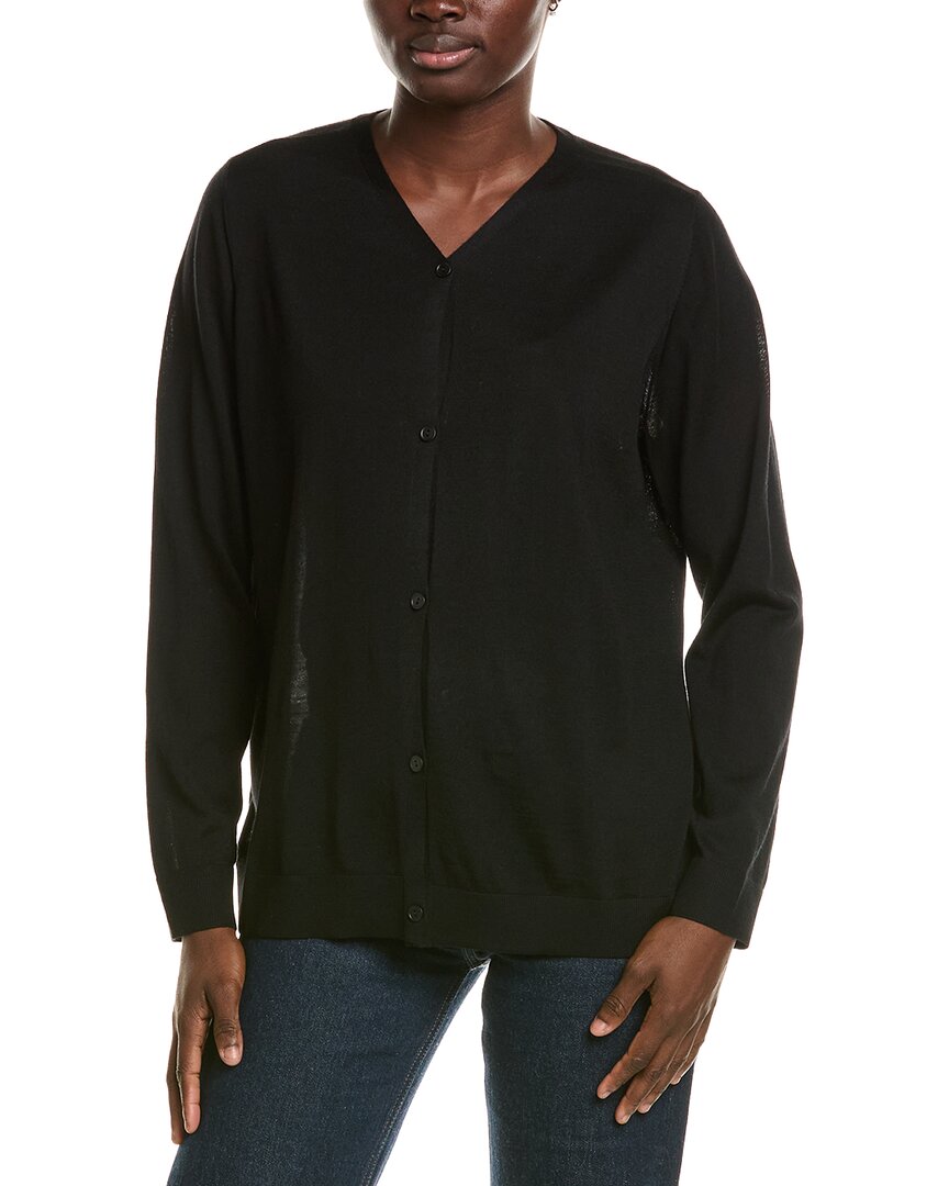EILEEN FISHER Eileen Fisher V-Neck Wool Cardigan