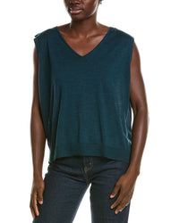 EILEEN FISHER Eileen Fisher Wool V-Neck Vest