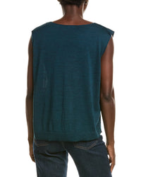 EILEEN FISHER Eileen Fisher Wool V-Neck Vest