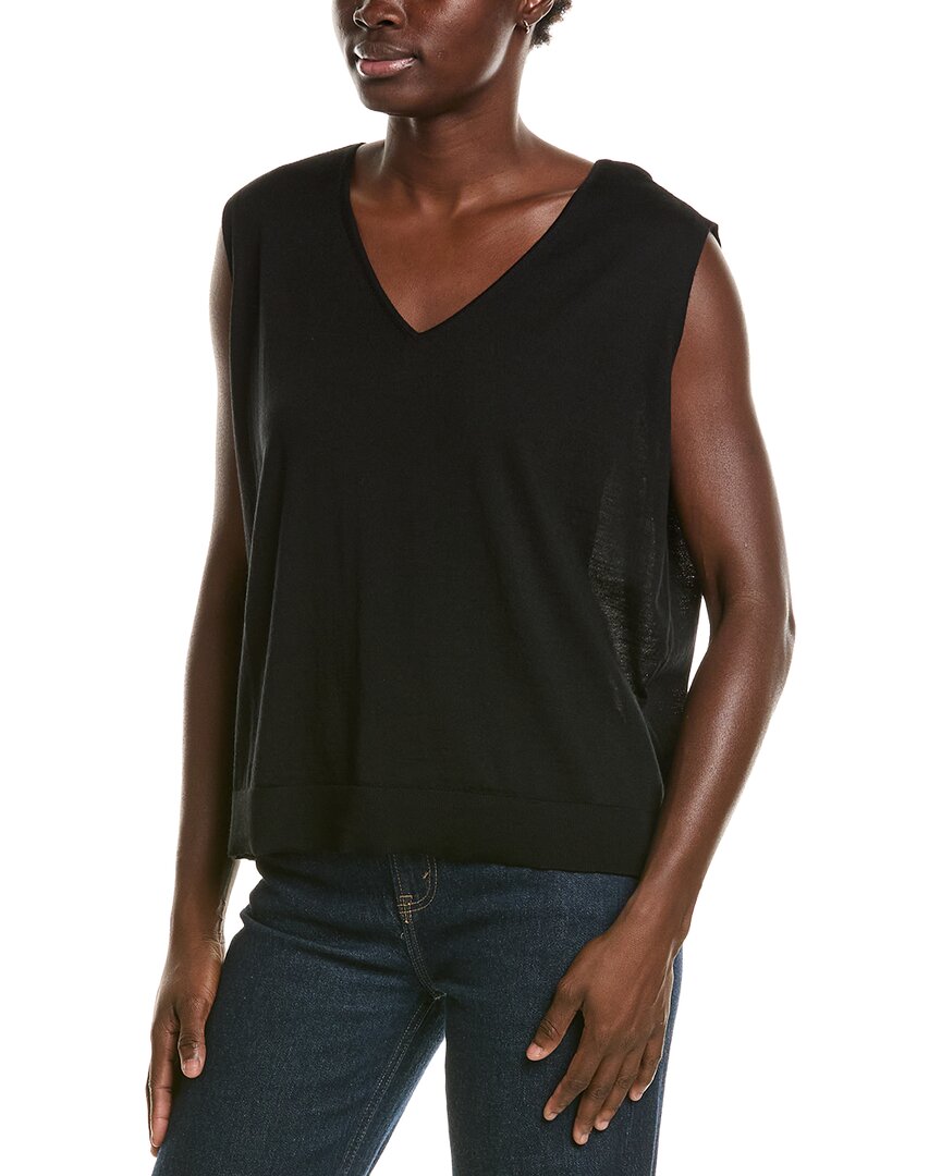EILEEN FISHER Eileen Fisher Wool V-Neck Vest