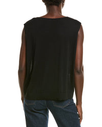 EILEEN FISHER Eileen Fisher Wool V-Neck Vest