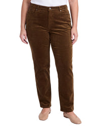 Eileen Fisher Plus High Waist Straight Ankle Jean
