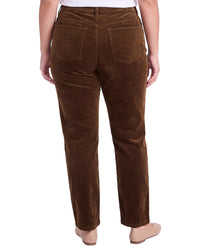 Eileen Fisher Plus High Waist Straight Ankle Jean