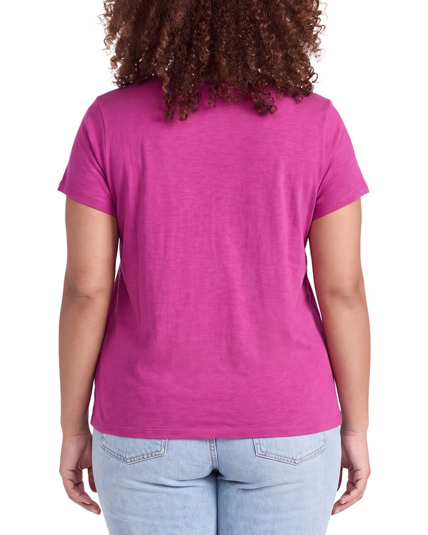 Eileen Fisher Plus V-Neck T-Shirt