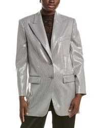 Michael Kors Collection Boyfriend Wool-Blend Blazer