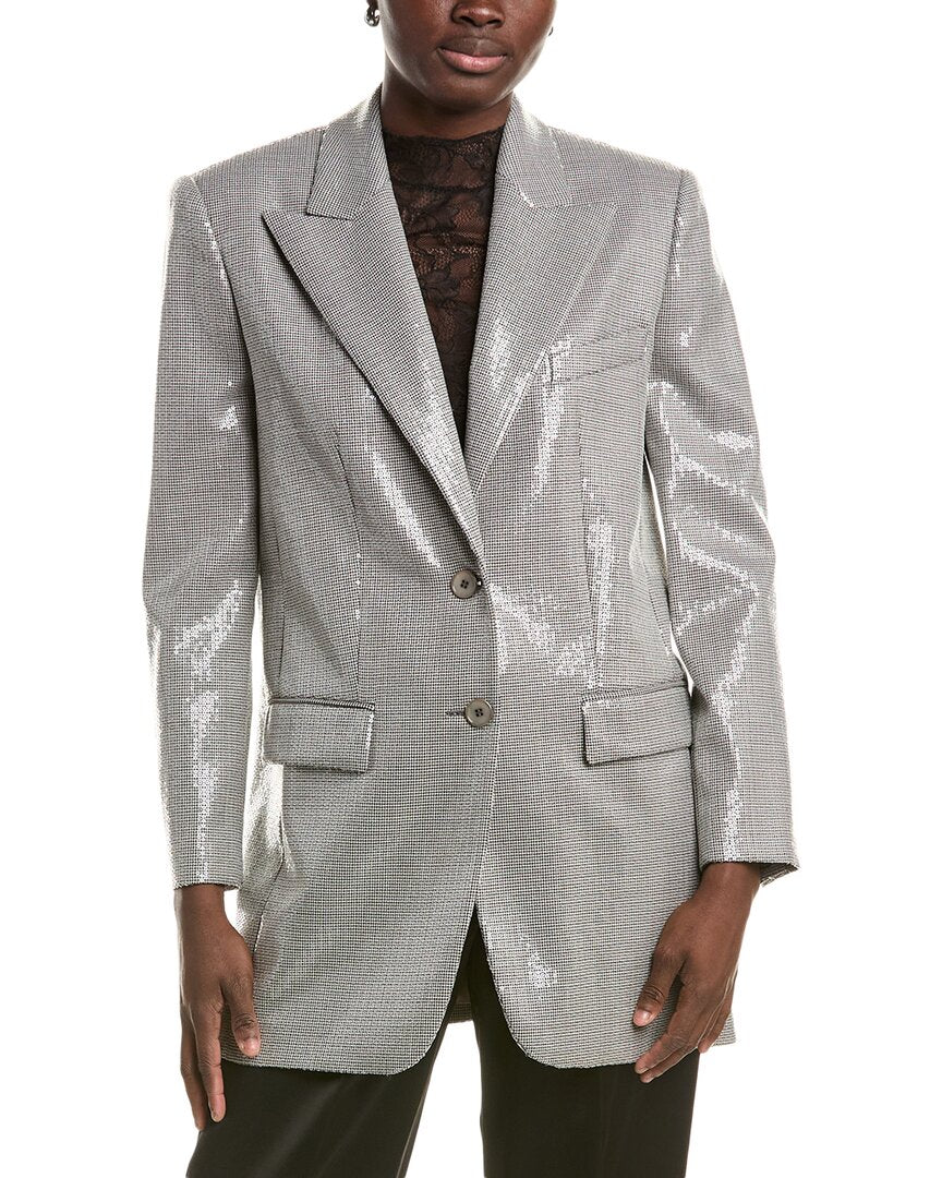 Michael Kors Collection Boyfriend Wool-Blend Blazer