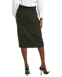 Michael Kors Collection Crepe Sable Slit Silk-Blend Mini Skirt
