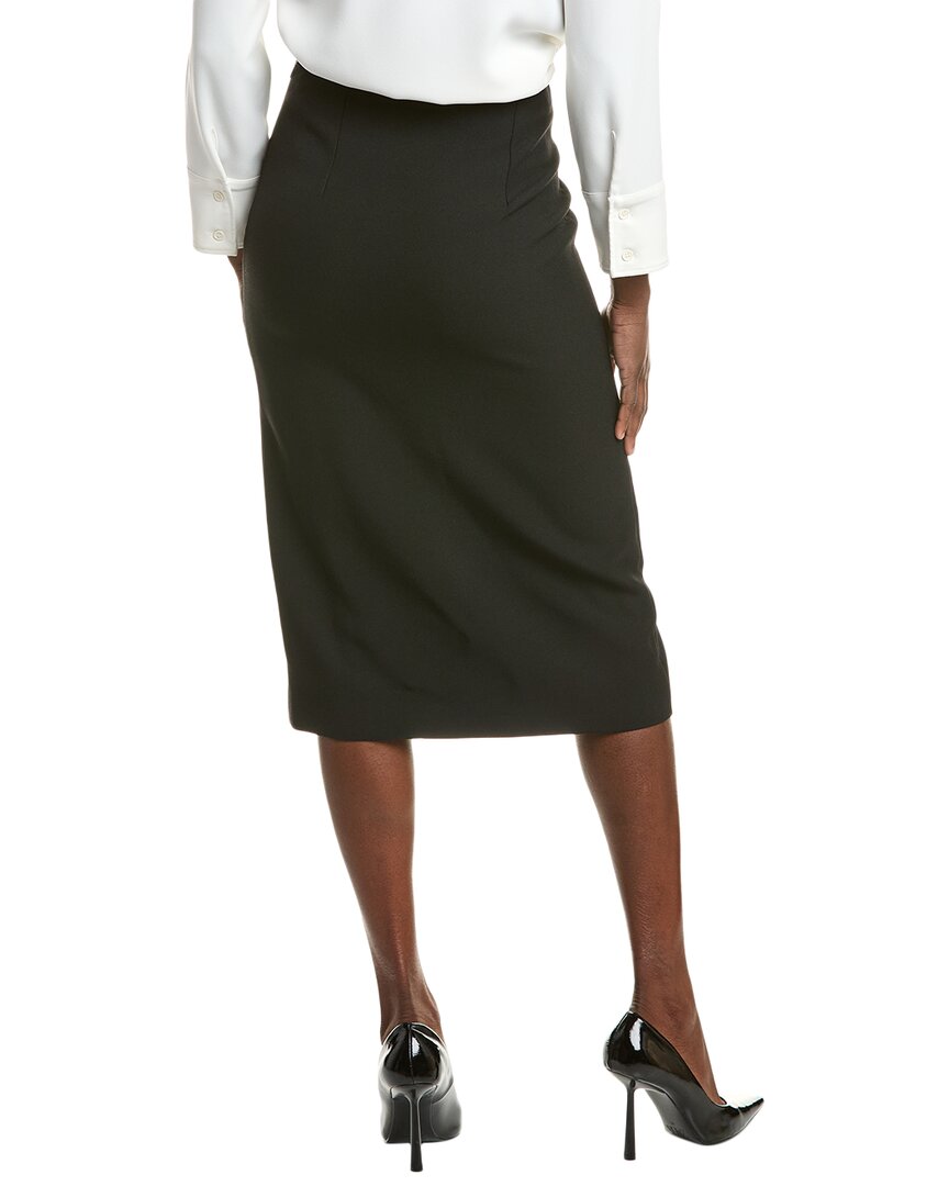 Michael Kors Collection Crepe Sable Slit Silk-Blend Mini Skirt