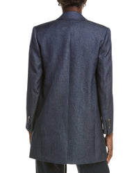 Michael Kors Collection Mohair & Silk-Blend Boyfriend Blazer