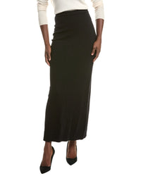 Michael Kors Collection Cashmere-Blend Back Slit Maxi Skirt