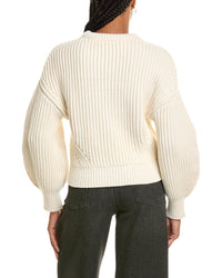 Michael Kors Collection Cashmere-Blend Arc Sweater