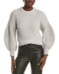 Michael Kors Collection Cashmere-Blend Arc Sweater