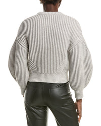 Michael Kors Collection Cashmere-Blend Arc Sweater