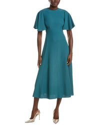 Michael Kors Collection Crepe Cady Flutter Dress
