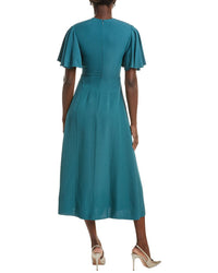 Michael Kors Collection Crepe Cady Flutter Dress