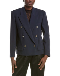 Michael Kors Collection Wool Serge Admiral Blazer