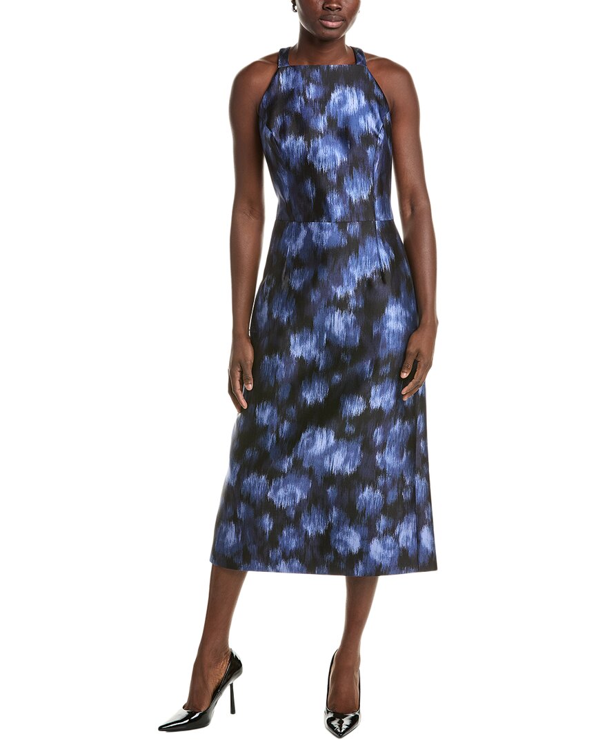 Michael Kors Collection Silk & Wool-Blend Halter Dress
