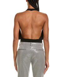 Michael Kors Collection Michael Kors Collection Cross Halter Bodysuit
