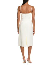 Michael Kors Collection Wool-Blend Slip Sheath Dress