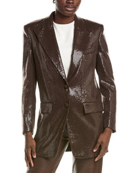 Michael Kors Collection Sequin Boyfriend Blazer
