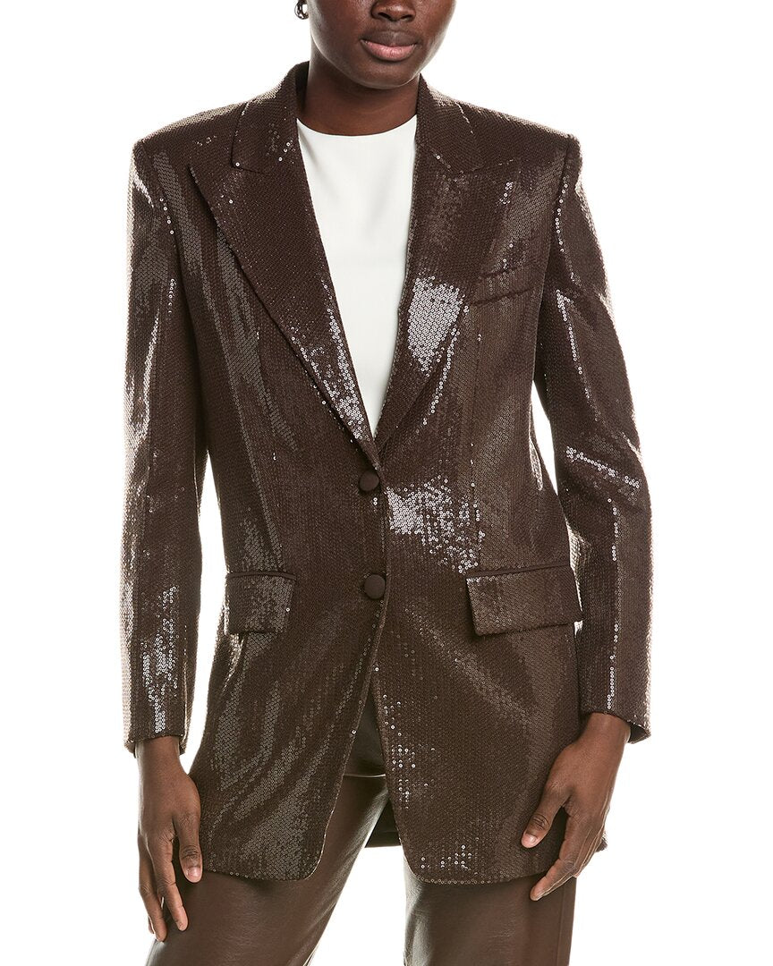 Michael Kors Collection Sequin Boyfriend Blazer