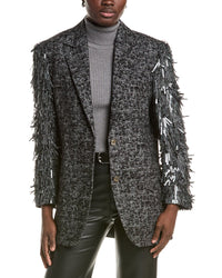 Michael Kors Collection Smudge Ryan Wool Blazer
