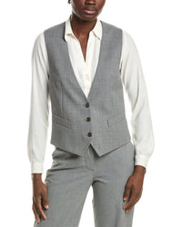 Michael Kors Collection Michael Kors Collection Cropped Wool-Blend Vest