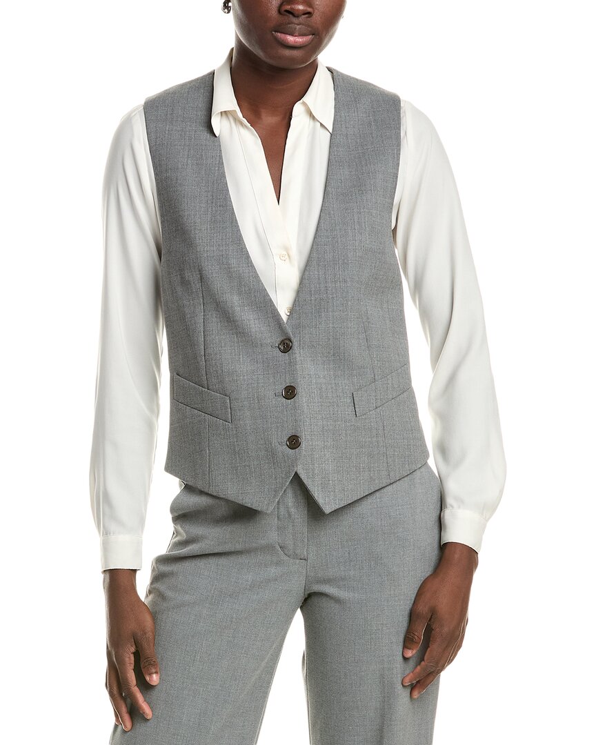 Michael Kors Collection Michael Kors Collection Cropped Wool-Blend Vest