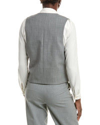Michael Kors Collection Michael Kors Collection Cropped Wool-Blend Vest