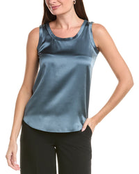 Lafayette 148 New York Lafayette 148 New York Reversible Perla Silk Blouse