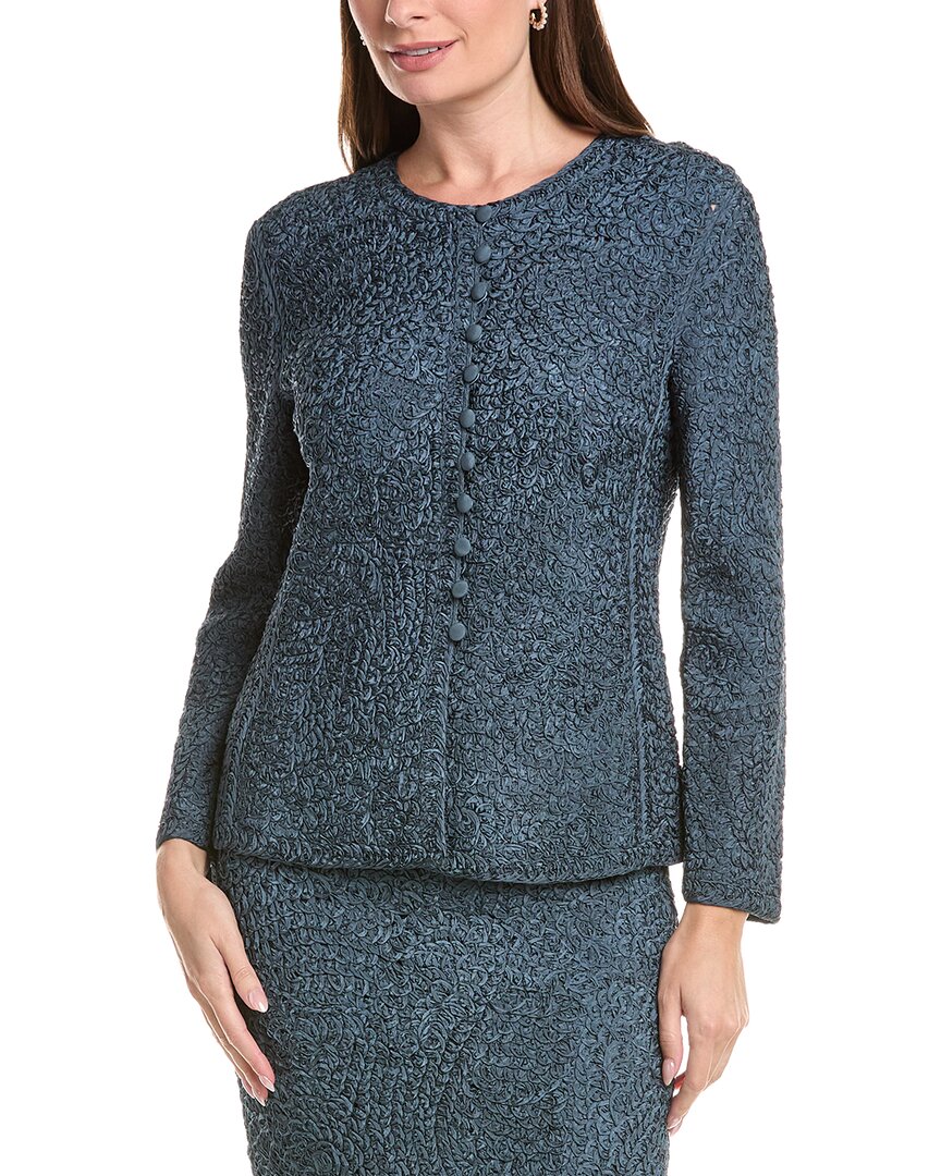 Lafayette 148 New York Lafayette 148 New York Soutache Crewneck Cardigan