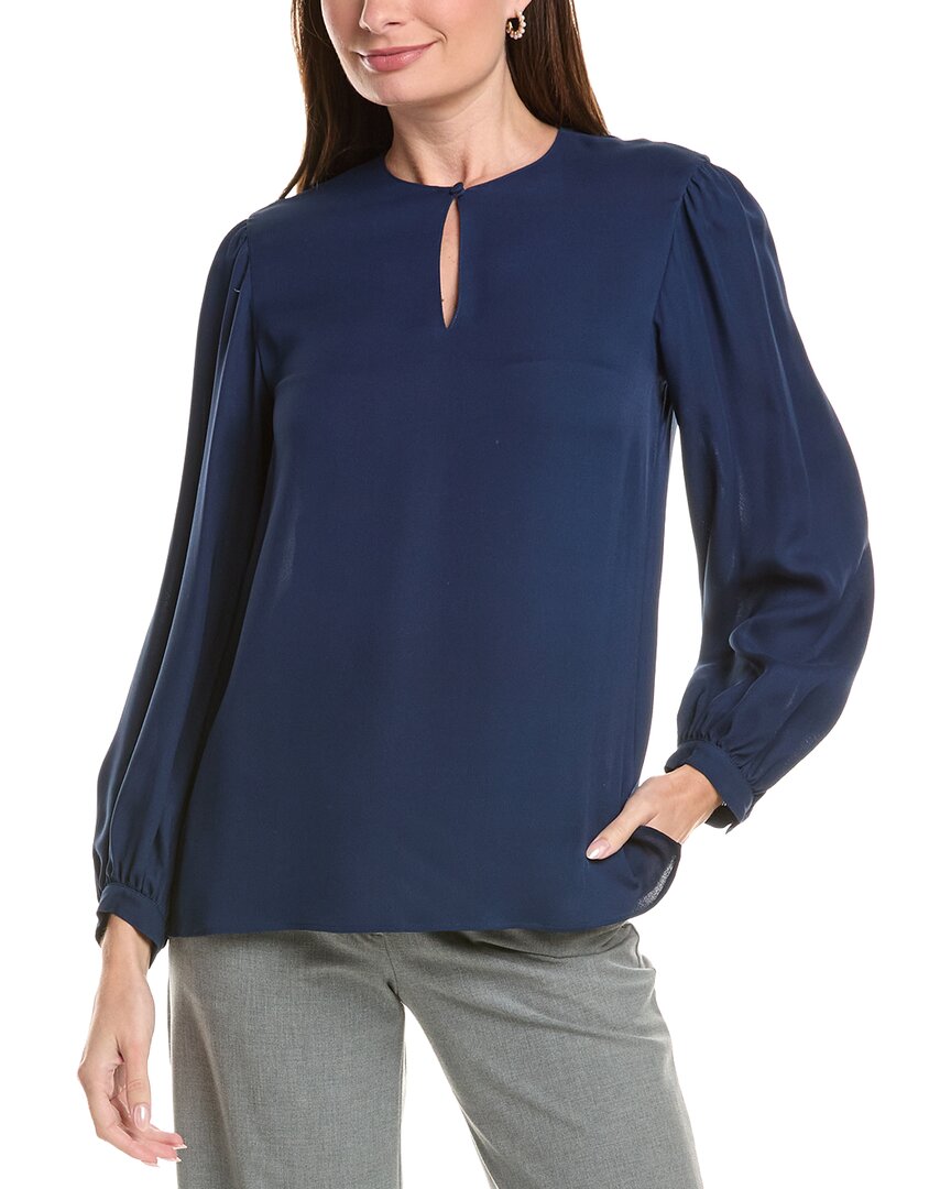 Lafayette 148 New York Layton Silk Blouse