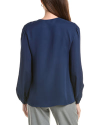 Lafayette 148 New York Layton Silk Blouse