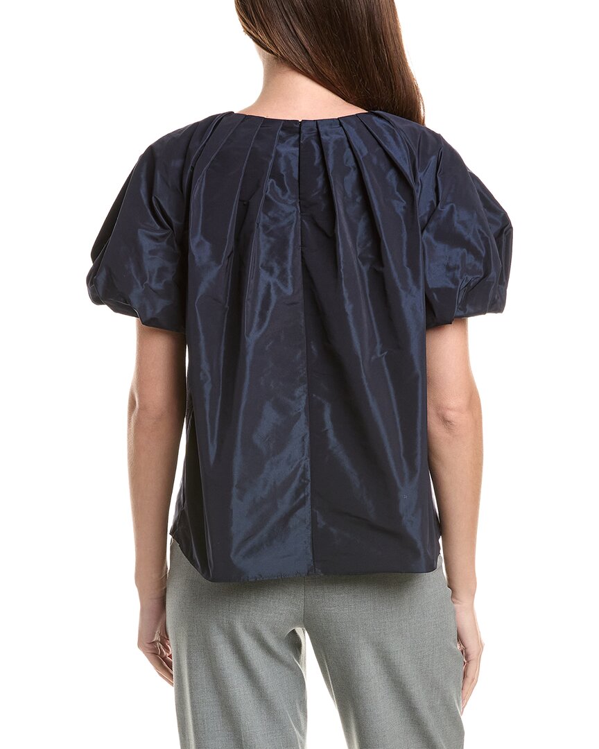 Lafayette 148 New York Lafayette 148 New York Soft Pleated Puff Sleeve Blouse