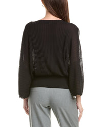 Lafayette 148 New York Lafayette 148 New York Pleated Dolman Silk Sweater
