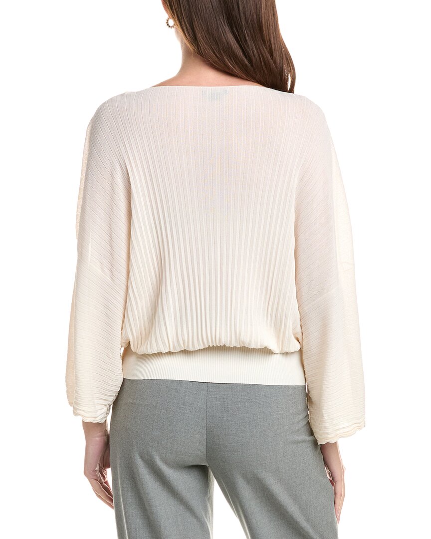 Lafayette 148 New York Lafayette 148 New York Pleated Dolman Silk Sweater