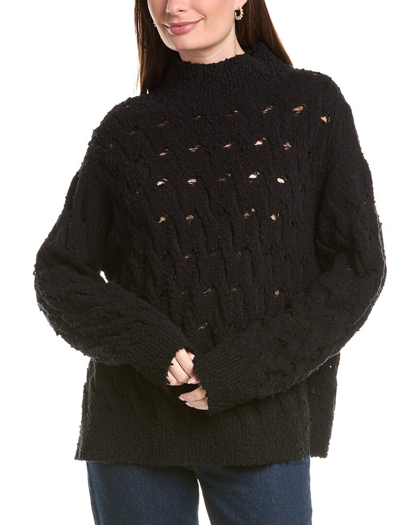Lafayette 148 New York Lafayette 148 New York Houndstooth Crewneck Sweater