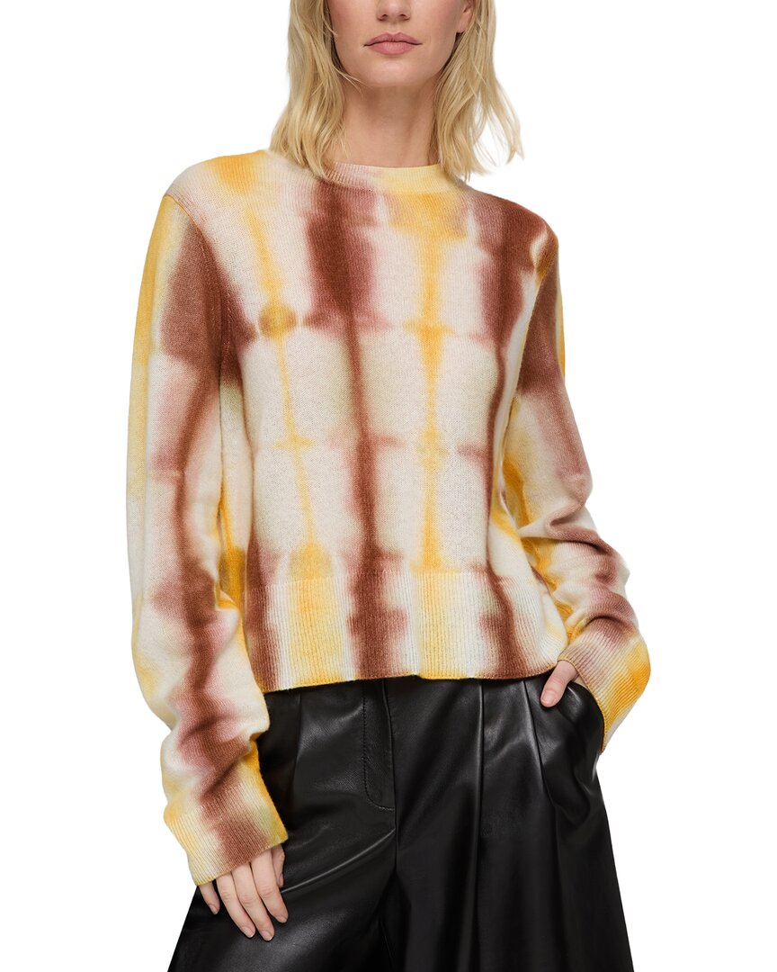 Lafayette 148 New York Lafayette 148 New York Hand Dyed Crewneck 100% Cashmere Sweater