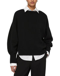 Lafayette 148 New York Lafayette 148 New York Bateau Neck Dolman Wool & Cashmere-Blend Sweater