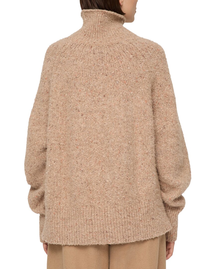 Lafayette 148 New York Lafayette 148 New York Lofty Sunburst Raglan Sleeve Alpaca & Wool-Blend  Sweater